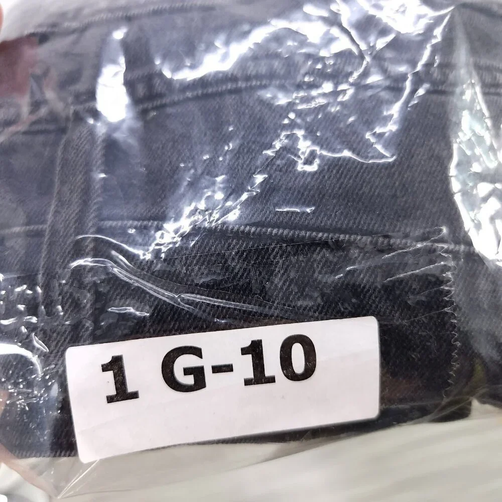 Madewell Denim Jean Shorts High Rise Womens Size 23 Cut Off Button Fly Black - Picture 10 of 10